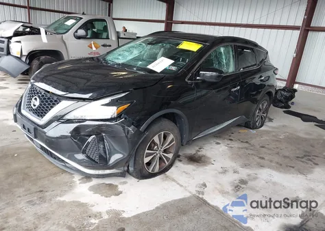 2020 Nissan Murano Sv Fwd z USA, uszkodzony, nr VIN 5N1AZ2BJ6LN136650